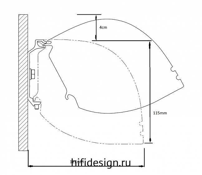 ����� kauber red label tensioned bt cinema 113" mperfw
